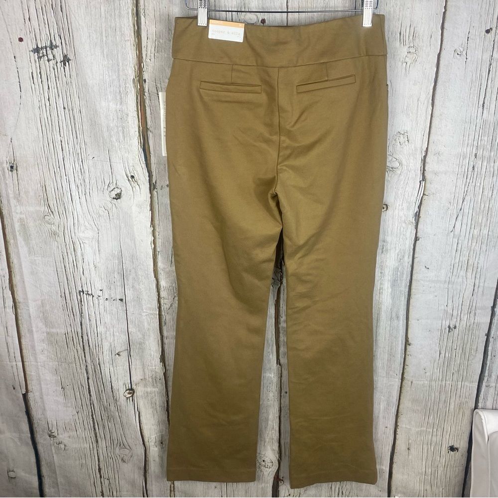 Cooper & Ella Boutique Bootcut Pullon Pants in Tiger's Eye Size M NWT  241 - Picture 5 of 9
